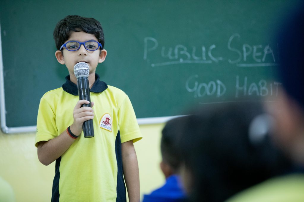 Indulging in activities like poetry recitation is a good way to sharpen Public Speaking skills