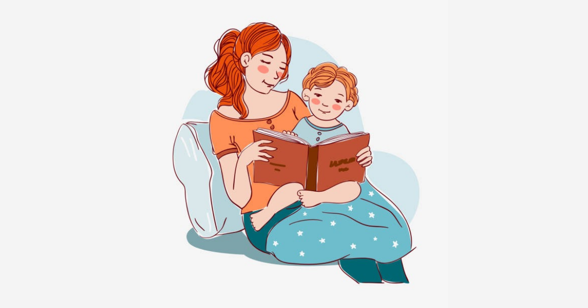 reading books to kid is a form of child care