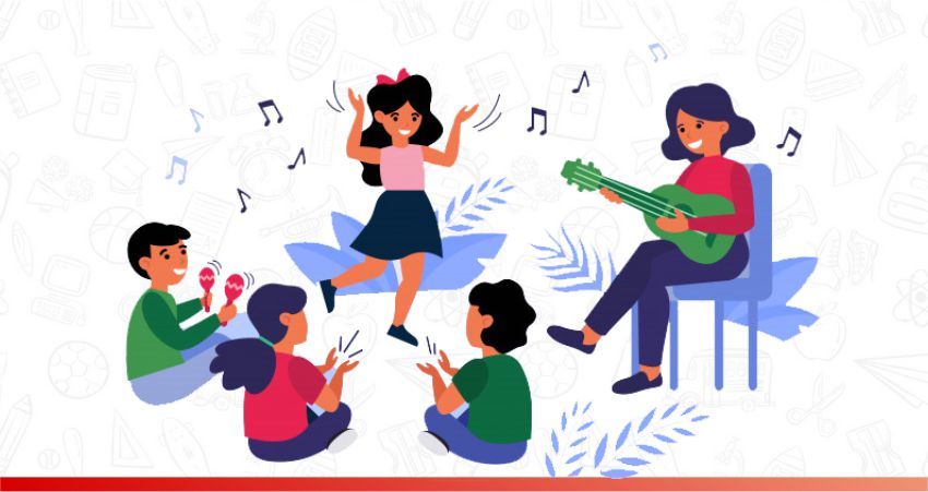 Community-Singing is another learning games for kids