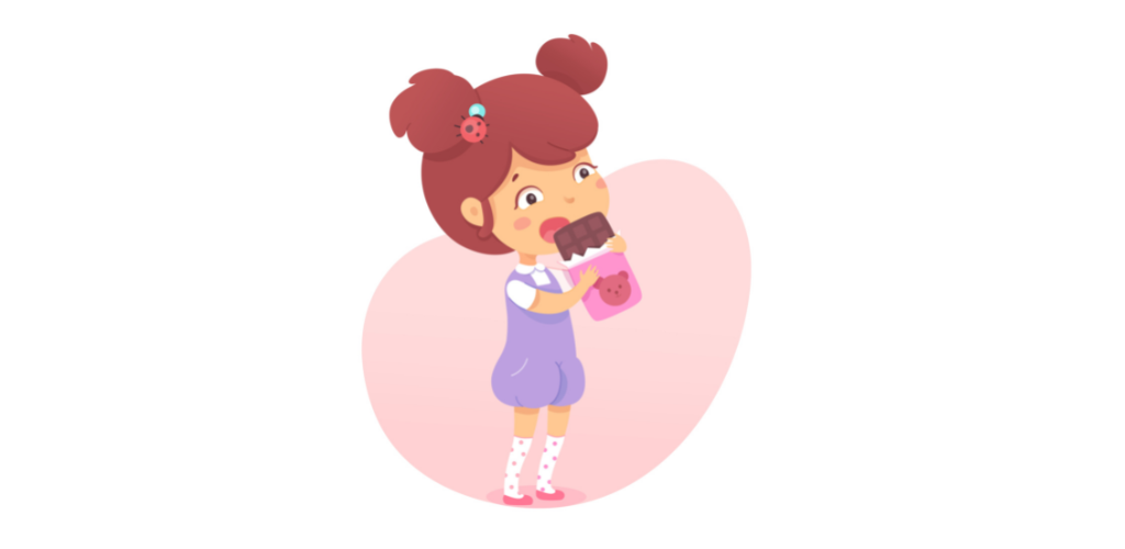 Kids Eating Choco