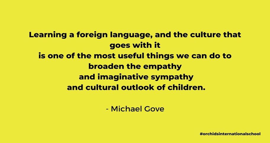 Quote by Michael Gove to teach a second language to kids