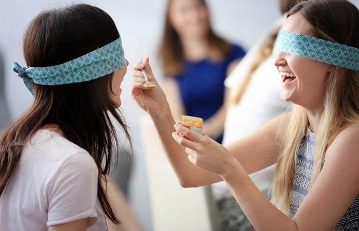 Blindfold Eating Challanges