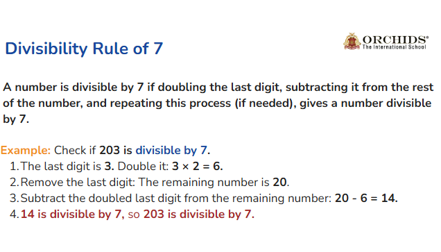 Divisibility Rule of 7