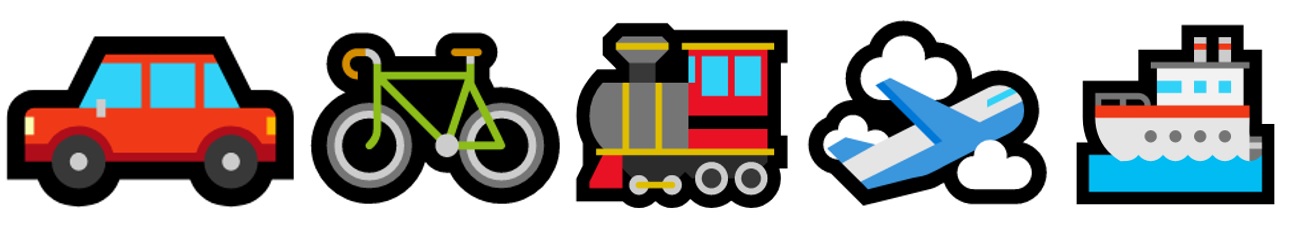 vehicle emoji