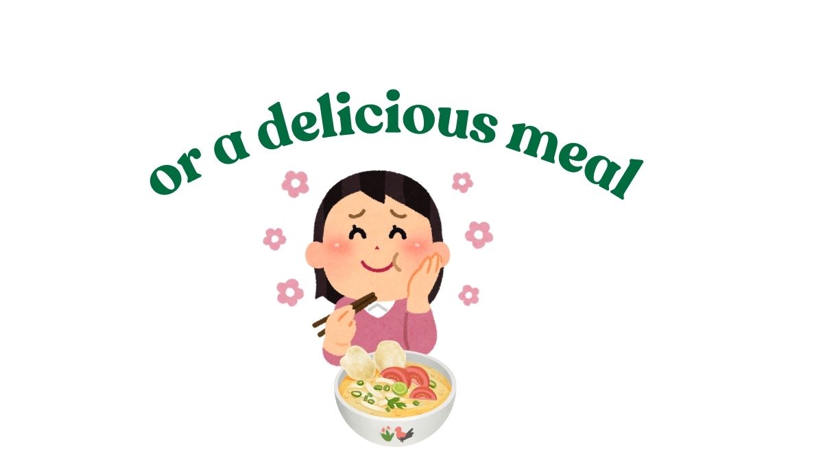 A delicious meal