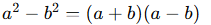 Difference of squares