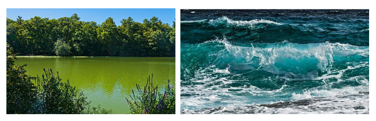 Different Colour of Water Different Colour of Water