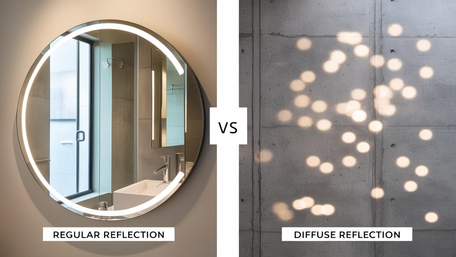 Different Surfaces and Reflection