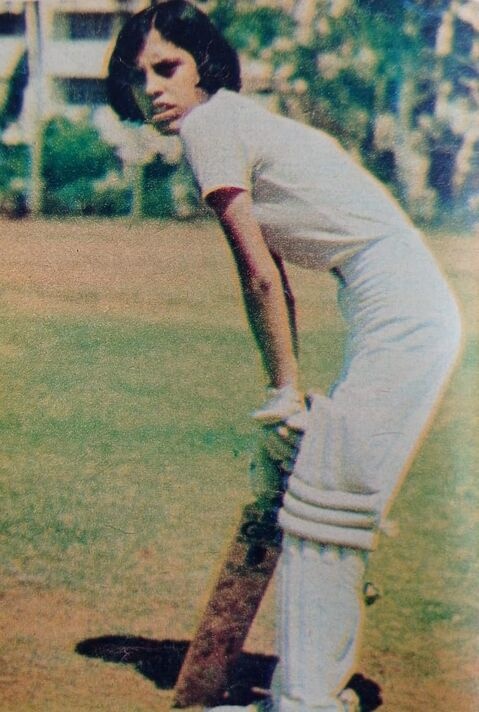 Diana Edulji, one of India’s early women’s cricket pioneers, pictured during her Test playing career