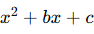 Factoring Quadratics Formula