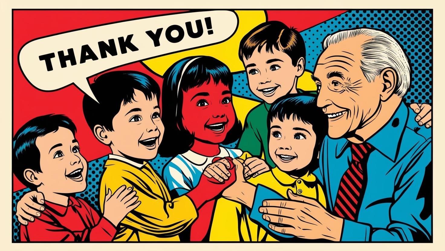 learn to say thank you to older