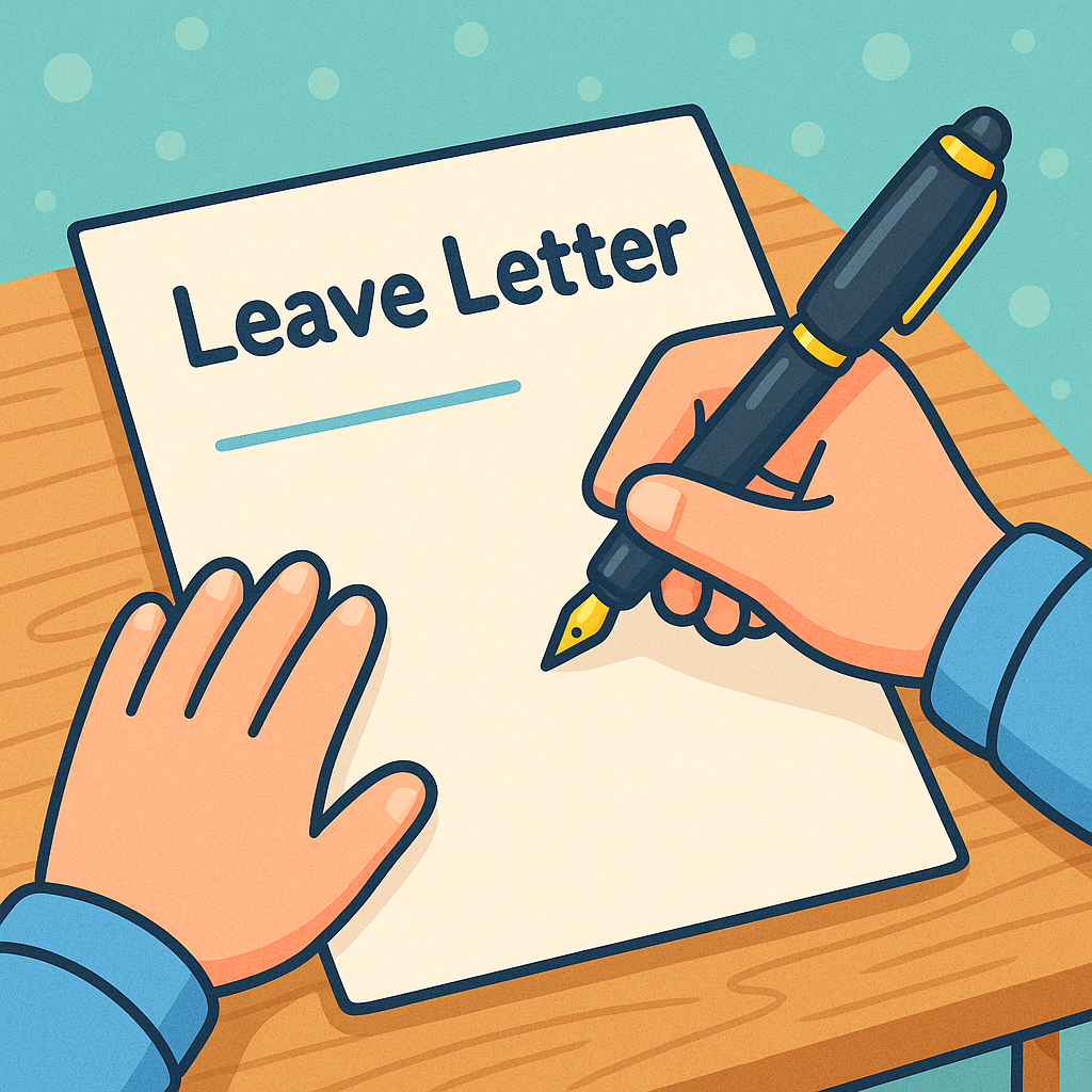 Leave letter 
