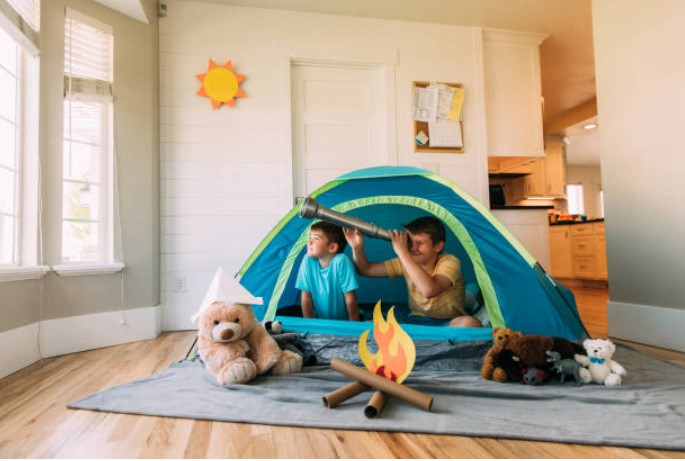 Indoor Camping at home