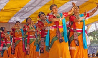 Students of Visva-Bharati University ...