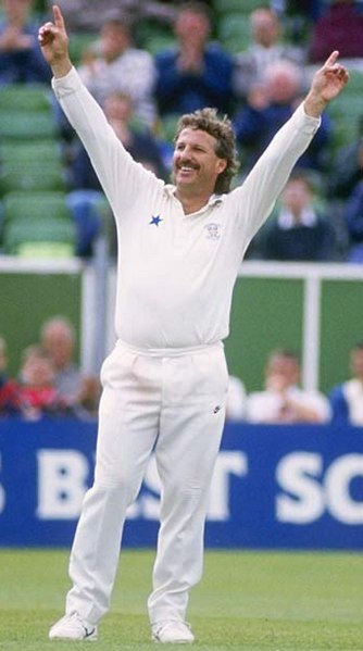 Ian Botham, England’s legendary all-rounder, pictured during the iconic 1981 Ashes series.