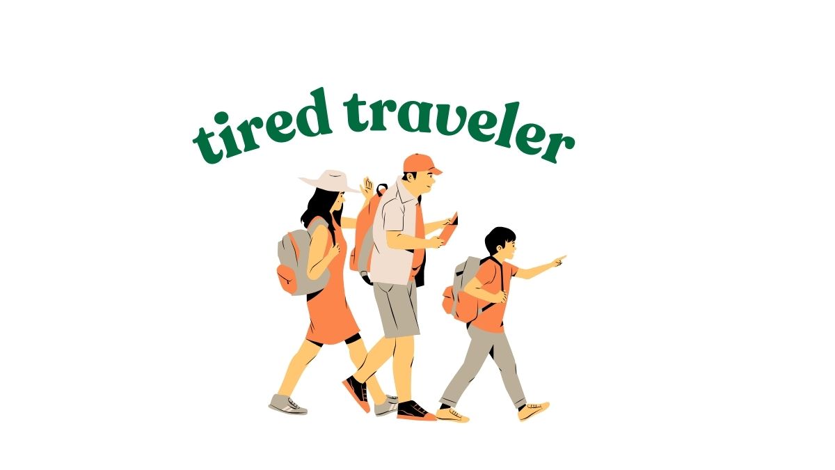 Tired traveler