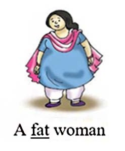 A fat woman