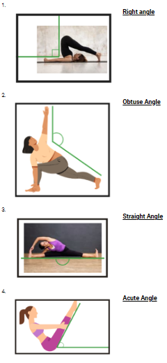 creat a poster on yoga poses forming different types of angle or shapes .​  - Brainly.in
