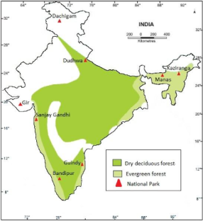 NCERT Solutions for Class 9 Geography Chapter - 5 Natural Vegetation and Wildlife