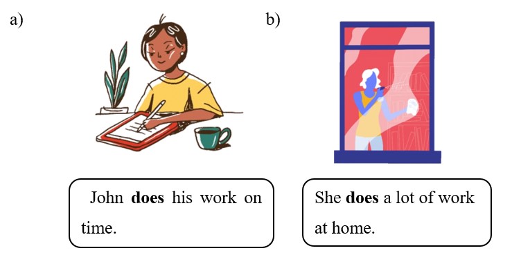 Use does in sentences