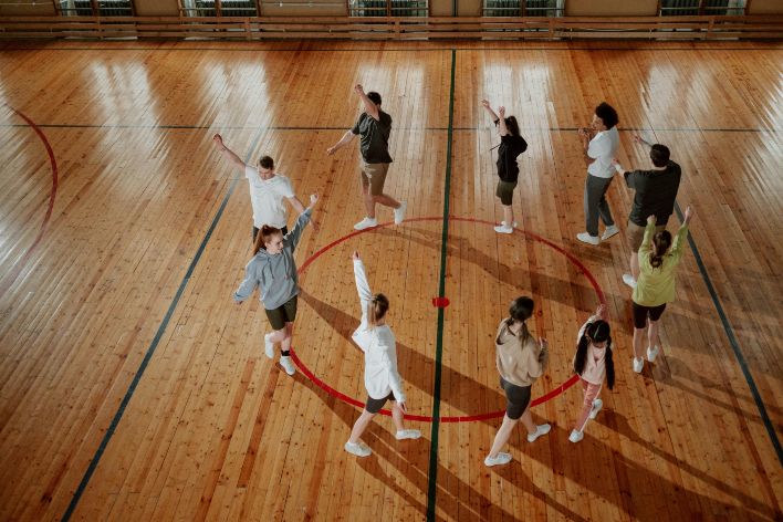 Basketball competition for kids