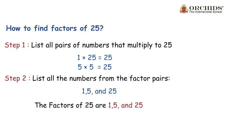 Factors of 25