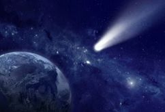  Comets are small celestial objects that revolve around the Sun.