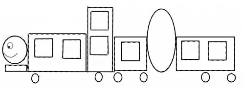 A diagram of train