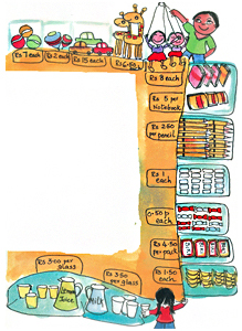 Diagram of market