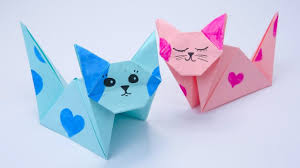 Paper crafts | Paper CAT Origami Cat ...