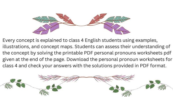 Personal Pronouns