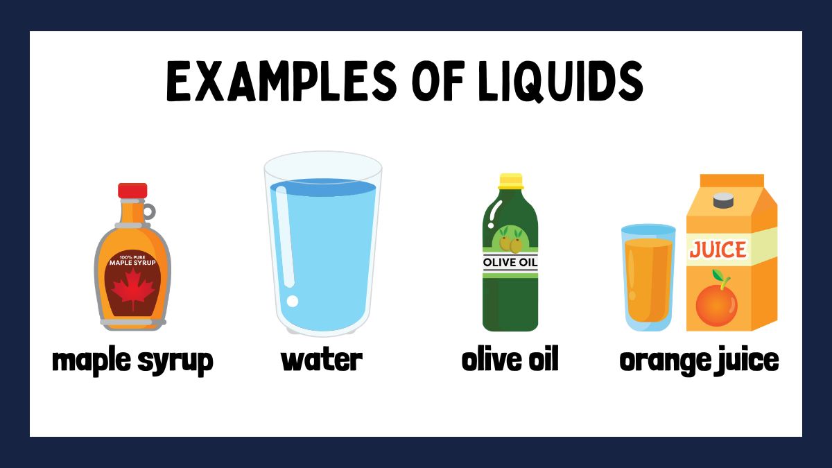 examples of liquids