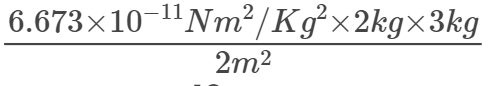  gravity between two balls 