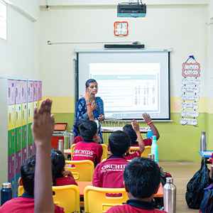 Classroom where learning is top - notch