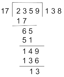 Image of Large Numbers - Division