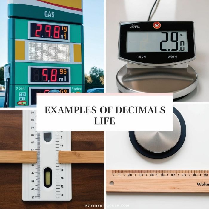 decimals in our daily life