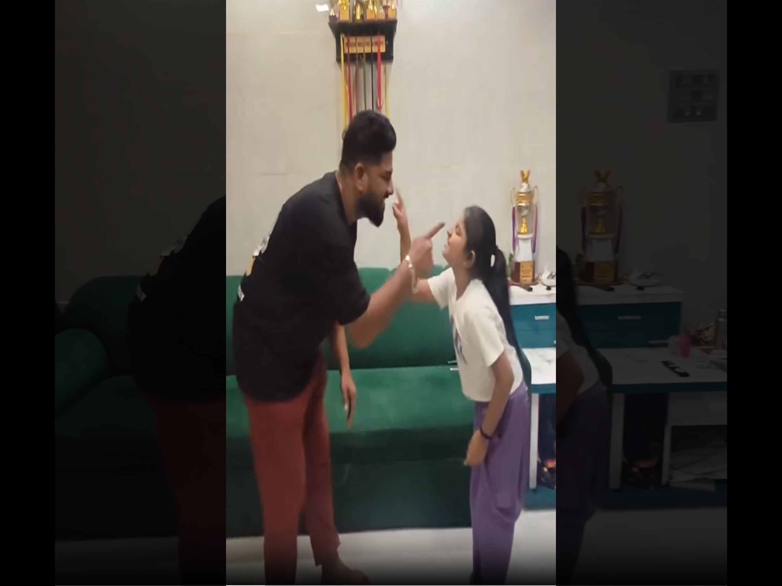 Bestie Challenge by Aadnya More & Dad