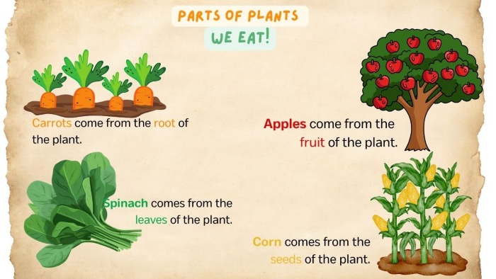  Parts of Plants We Eat