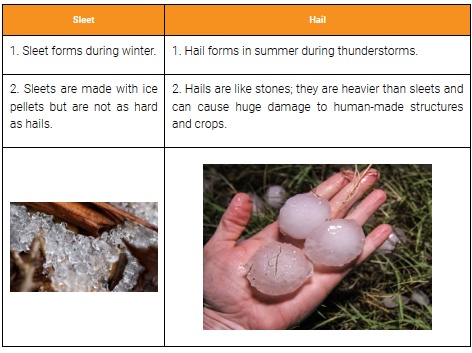 Differences Between Sleet and Hail