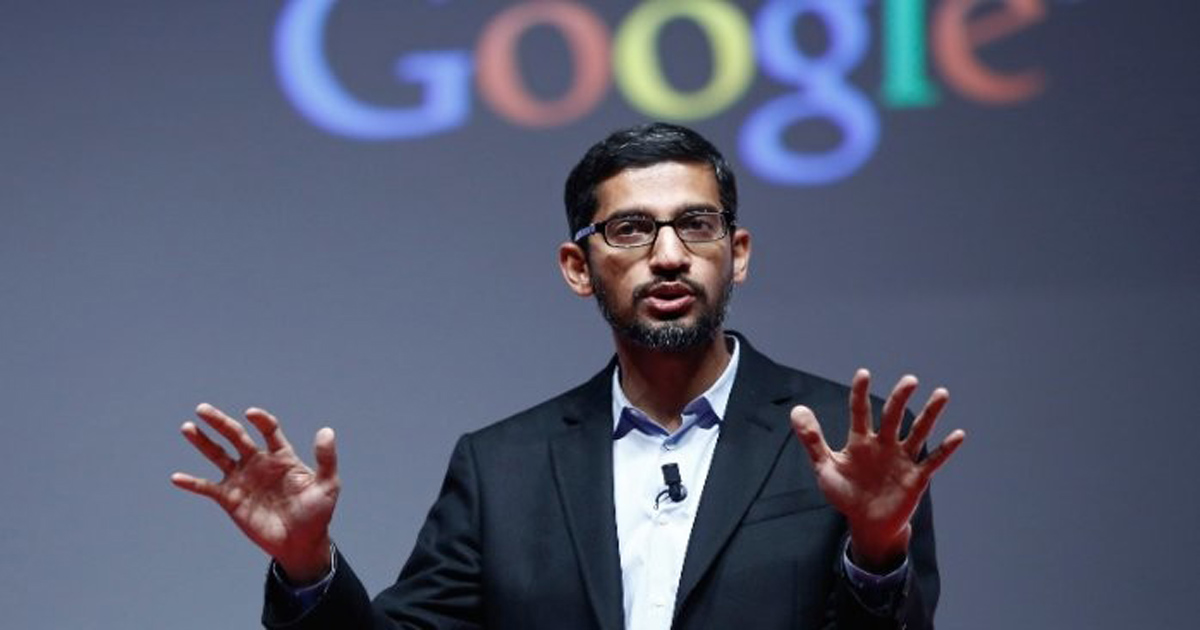 Sundar Pichai showing some leadership skill