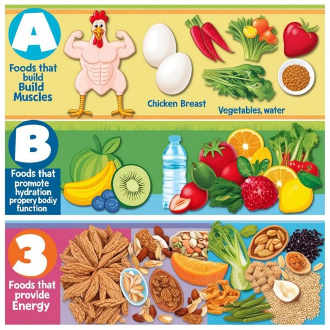 types of food