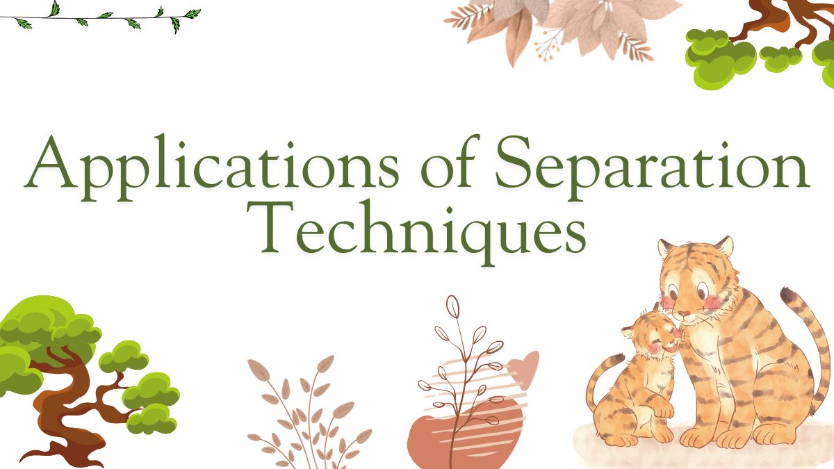 Applications of separate techniques