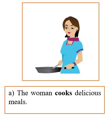 Woman cooking