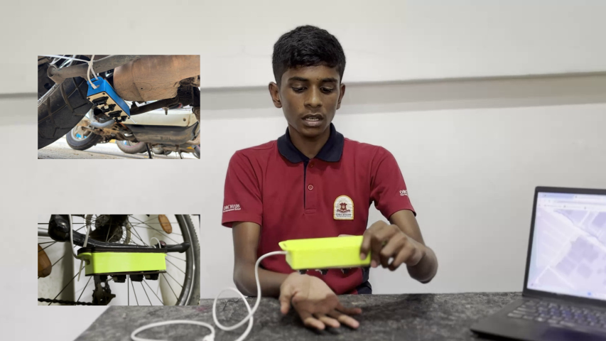 Orchids Students has created a device to check the quality of roads using sensors